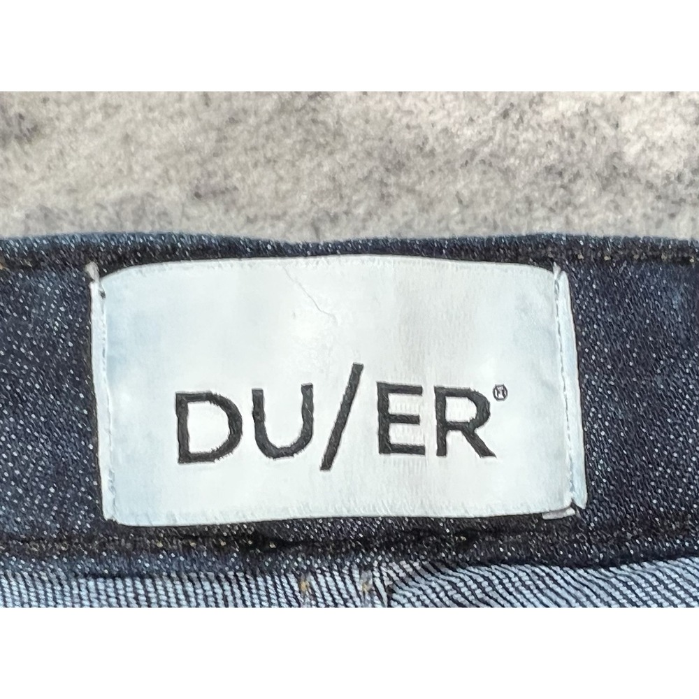 DU/ER Slim Straight Performance Jeans Mens 32x31 Blue Denim Classic WFLS4075 - Picture 8 of 15